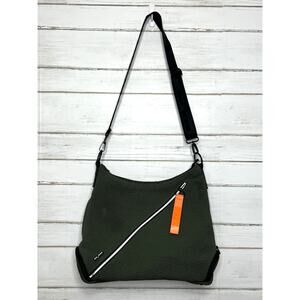 Go Dash Dot Olive Green Convertible Crossbody Bag Snap Out Clutch Travel Utility